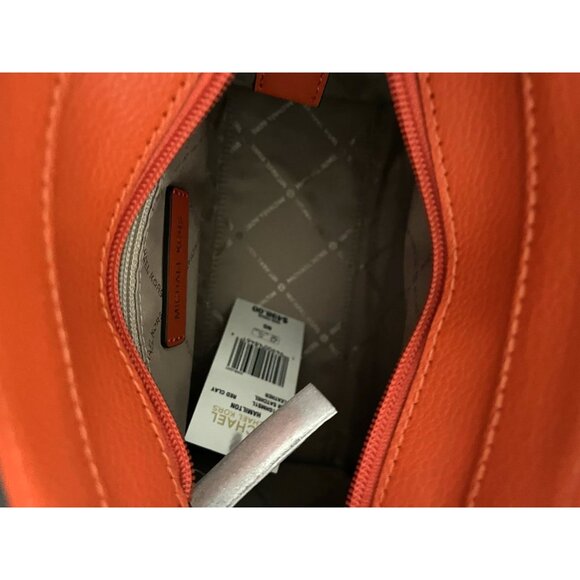 New Michael Kors Hamilton Small Leather Satchel Red Clay - Picture 7 of 7
